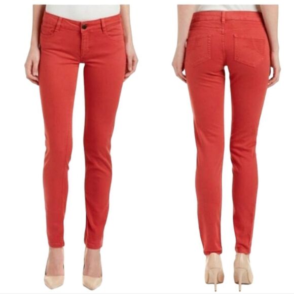 Maje Broder Tomette Skinny Jeans Size 24 Red NWT - Picture 2 of 13